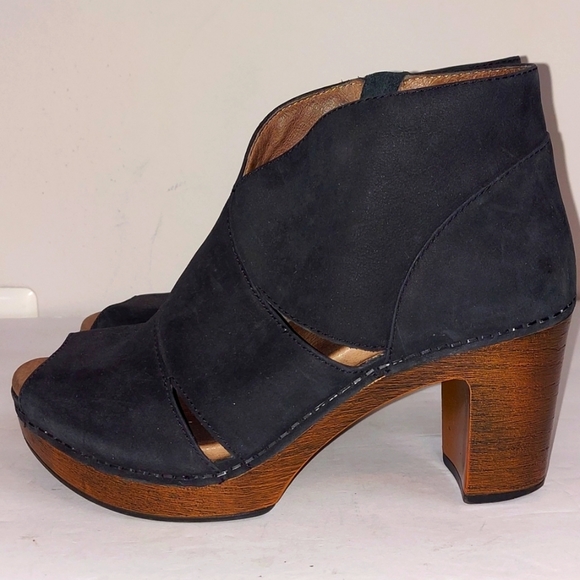 Dansko Delphina Peep-Toe Platform Heeled Bootie EU 36 (5.5-6) - Picture 3 of 10